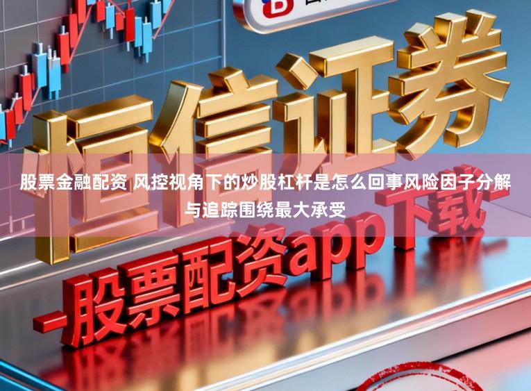 股票金融配资 风控视角下的炒股杠杆是怎么回事风险因子分解与追踪围绕最大承受