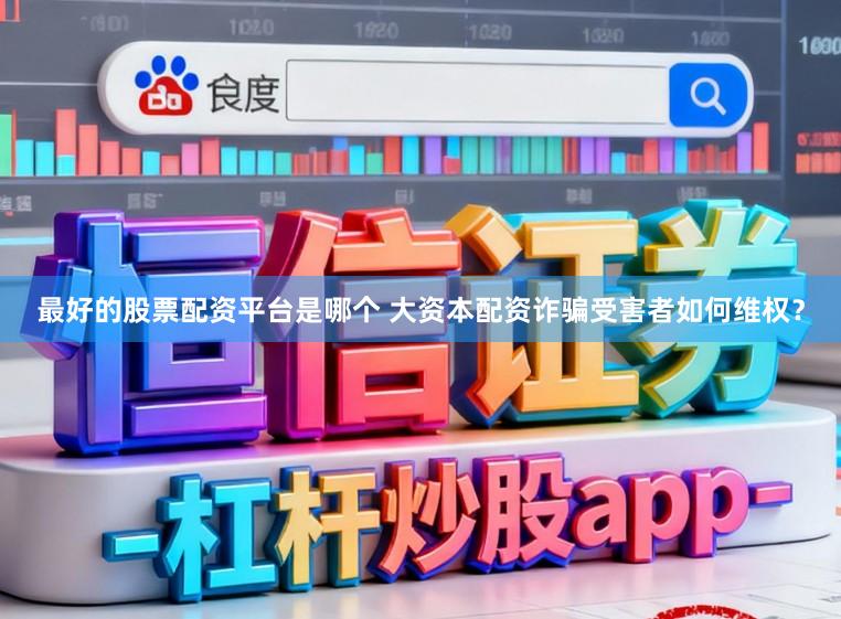 最好的股票配资平台是哪个 大资本配资诈骗受害者如何维权？