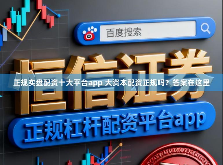 正规实盘配资十大平台app 大资本配资正规吗？答案在这里